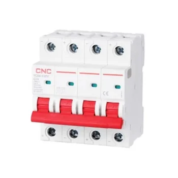 DC Miniature Circuit Breaker 4P, 63A, Cat.A, 1000V DC, 6kA