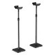 Floor Speaker Stands Set Maclean MC-916, 2 Pack, Adjustable, Max 5 kg, Black