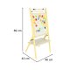 Children\'s Double-sided Magnetic Wooden Drawing Board with Accessories, 46x43x89 cm