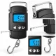 Digital Luggage and Fishing Hanging Scale up to 50 kg with 100 cm Tape Measure