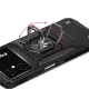 Wozinsky Ring Armor Case for Samsung Galaxy A03 with Ring Holder Stand, Black