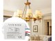 Wireless light switch with remote control, 1 channel, 20m range