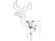 Light-Up Reindeer 216 LED Christmas Outdoor Decoration with Moving Head
