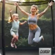 Neo-Sport Garden Trampoline 312 cm (10ft) with Inner Net and Ladder, Black