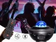 LED RGB Star Projector & Night Light with Bluetooth Speaker and Remote, Black