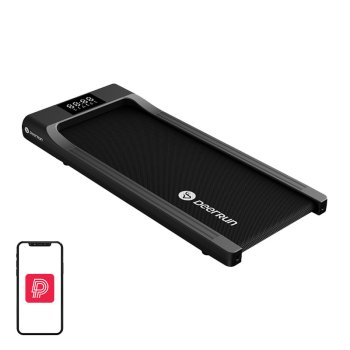 DeerRun Q1 Classic Pro Under Desk Treadmill 1-8km/h 159kg Load Black