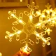 LED Snowflake Christmas Window Light ZD169, Warm White