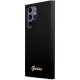 Guess Silicone Vintage Gold Logo Case for Samsung Galaxy S23 Ultra Black