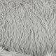Plush Donut Calming Pet Bed for Dogs and Cats 60 cm, Light Grey