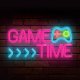 Forever Light Neon PLEXI LED GAME TIME Decorative Light, Multicolor