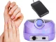 Nail Drill Machine for Manicure & Pedicure 80W, Violet (45000 RPM) + 6 Bits