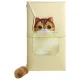 Nimmy Big Eyed Pet 2.0 Cat 2-in-1 Notebook and Pen Set, Beige