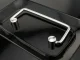 Metal Cash Box for Money and Documents, 15x12x8 cm, Black