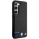 BMW Leather Carbon Case for Samsung Galaxy S23+ Black
