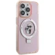 Karl Lagerfeld iPhone 15 Pro Max Case Ring Stand Karl & Choupette MagSafe, Pink