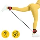 4FIZJO Ankle Straps for Cable Machine 2 pcs, Red