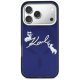 Karl Lagerfeld IML Choupettes Karl Script Logo MagSafe Phone Case Cover iPhone 17 Pro Max - Blue
