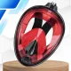 Bakalu Full Face Snorkeling Mask L/XL, Black/Red