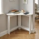 ModernHome Corner Computer Desk White
