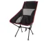 Folding Camping and Fishing Chair Black-Red