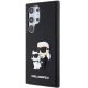 Samsung Galaxy S24 Ultra (SM-S928) Karl Lagerfeld 3D Rubber Karl & Choupette Cover Case, Black