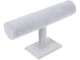 Jewelry and Watch Display Stand, Faux Suede, 24 cm, Grey