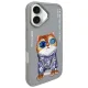 Nimmy Glasses Cool Cat Case for iPhone 16 6.1\", Gray