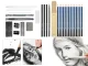 Professional Sketching and Drawing Set 32 in 1, Black