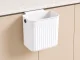 Hanging Trash Can with Lid, 11L, White