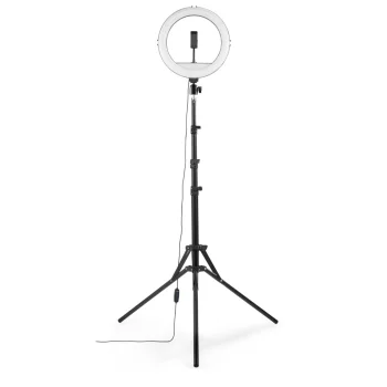 Hama SpotLight Steady 120 III LED Ring Light with Tripod for Smartphone