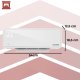 Kaminer Zelvion 26398 Wall-Mounted Air Curtain Heater with WiFi, 2000W, white
