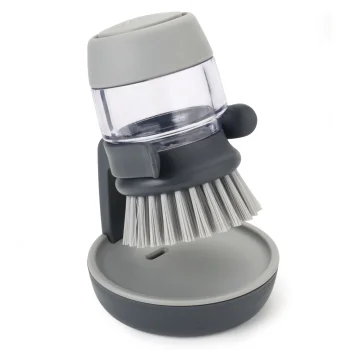 Joseph Joseph Palm Scrub Washing-Up Brush, Grey