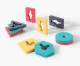 Bakalu KZ0914 Wooden Sorter and Stacker Toy