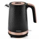 Berdsen BD-705 Electric Kettle 1.7L, Black/Copper