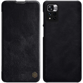 Nillkin Qin Case Flip Case for Redmi Note 11 Pro+ / Mi 11i HyperCharge, Black