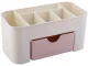 Cosmetics and Jewelry Organizer with Drawer, Pink