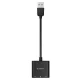 Orico SKT3 USB-A External Sound Card with 3.5mm Ports - Black