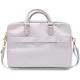 Guess ZIP Leather Triangle Laptop Bag 16\", Purple