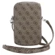 Guess Zip 4G Triangle Phone Bag, Brown