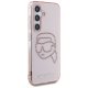 Karl Lagerfeld Rhinestones K. Head Logo vāciņš Samsung Galaxy S25 rozā