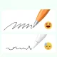 Stylus Pen Metapen Pencil Air8 Pro X for iPad - Orange