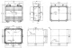 Hermetic Installation Box 250x253x100mm IP65, Light Gray