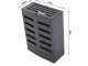 Wall-Mounted Knife Stand and Organizer, Black