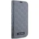 Karl Lagerfeld iPhone 14 Pro Max Wallet Case Saffiano Monogram, Silver