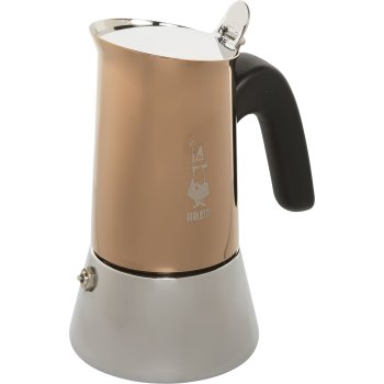 Bialetti New Venus 4-Cup Espresso Maker, Induction, Copper