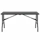 MultiGarden Folding Catering Garden Table 153x70 cm, Black