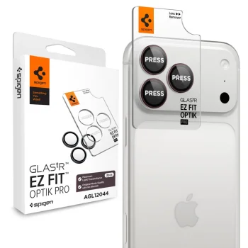 Spigen Optik Pro EZ Fit Camera Screen Protector 2-Pack for iPhone 18 Pro / 18 Pro Max - Dark Cherry