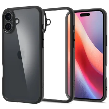 Spigen iPhone 16 Case Ultra Hybrid, Matte Black