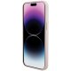 Guess Silicone Logo Strass 4G case for iPhone 15 Pro - light pink