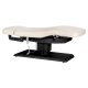 Electric SPA Bed Sillon Relax Massage Table, cream with black base